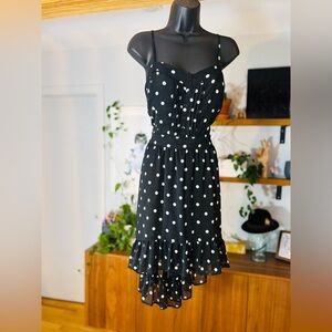 Dynamite-Black Polka Dot Dress